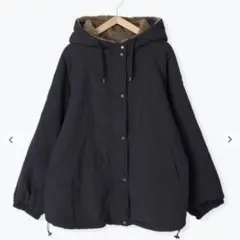 サマンサモスモスブルー リバーシブルボアマウンテンパーカー