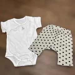 プティマイン ロンパースと7分丈レギンスセット