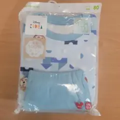 80 ユニクロ パジャマ 長袖 アナ雪 ライトブルー　新品　未使用　未開封