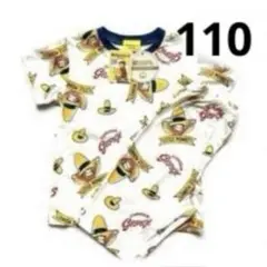 ☘️新品☘️おさるのジョージ☘️パジャマ☘️半袖Tシャツ☘️半ズボン☘️110☘️