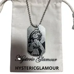 HYSTERICGLAMOUR ドッグタグ ボールチェーンネックレス