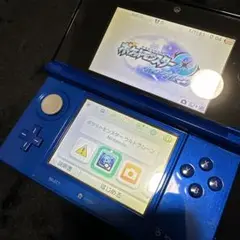 美品　Nintendo 3DS 本体 青　充電器　ソフト付き