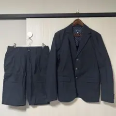 DUFFER of St.GEORGE ドット柄ジャケット、短パンセットアップ