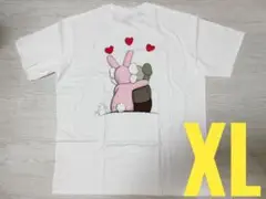 新品 XL ユニクロ カウズ ウォーホル コラボ TシャツUT ホワイト ハート