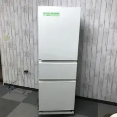 美品 2023年製 三菱 MR-C33H-W 3ドア 冷凍冷蔵庫 330L 三菱電機 MR-C33H-W 3ドア冷蔵庫 Cシリーズ (330L・右開き