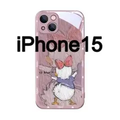 スマホケース iPhone15 デイジー iPhoneケース ディズニー