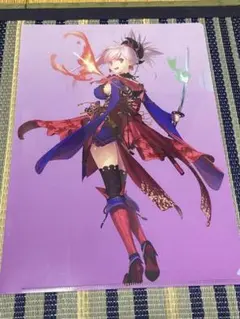 TYPE-MOON エース　描き下ろし　クリアファイル　宮本武蔵　Fate