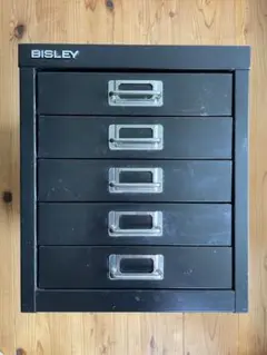 BISLEY ブラックキャビネット 5段