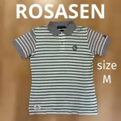 【レア】ROSASEN ロサーセン　半袖ポロシャツ　ボーダー　M