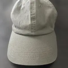 美品　newhattanカーキ系　ベースボールキャップ