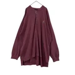 チャップス ラルフローレン メンズ長袖カットソー 葡萄色 L 秋冬【5247】