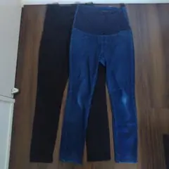 【値下げ】UNIQLO マタニティパンツ XL 2点セット