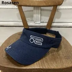 Rosasen ロサーセン バイザー 40 ネイビー ゴルフウェア