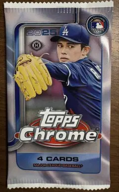 Topps Chrome 2025 4枚入り　1パック
