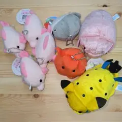 水族館　魚　ぬいぐるみ　セット　マリンマスコット　メンダコ