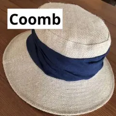 新品【 Coomb 】リボン　リネン麻ハット