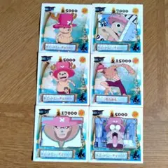 ワンピース　シール烈伝　6枚セット