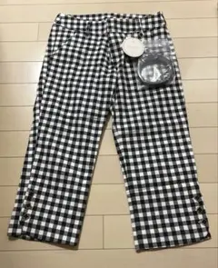 Pattern fiona チェックパンツ　リボンベルト付き