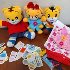 しまじろう、はなちゃんのぬいぐるみと知育玩具セット