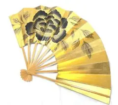 御舞扇 金 牡丹柄 扇子のみ