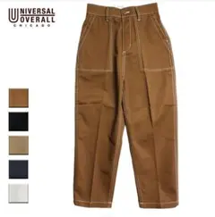美品 UNIVERSAL OVERALL ベイカーパンツ モカ ブラウン