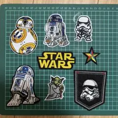 刺繍アイロンワッペン　スターウォーズ