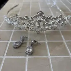 ティアラ ピアス セット