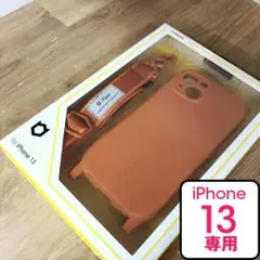 iFace 13 オレンジ ショルダーストラップセット 9801