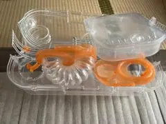 ハムスターケージ　オレンジ　中古