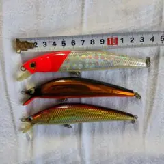 シーバスミノー3個セット