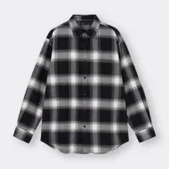 GU フランネルチェックシャツ　S