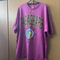 パラグラフ　Tシャツ　パープル