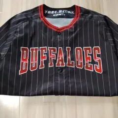 BUFFALOES ユニフォーム 黒 赤 ストライプ