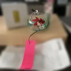 江戸風鈴 ガラス製 金魚(1088)