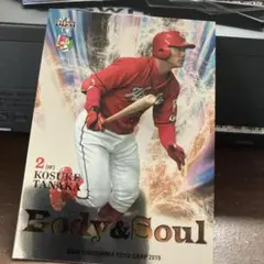 田中広輔 広島東洋カープ 2019 Body & Soul