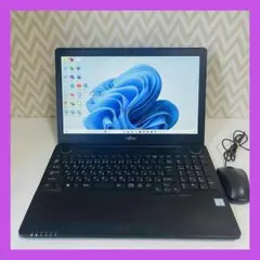 T376 Fujitsuノートパソコン i7メモリ8GサクサクWindows11