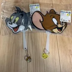 トムとジェリー　うちわ　新品　2個セット