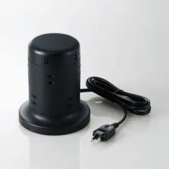 ELECOM　タワー型タップ　延長コード　USBポート　黒