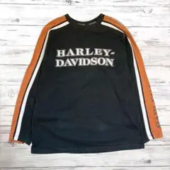 Harley-Davidson ロンT デカロゴ L ブラック 0718