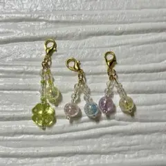 ビーズチャーム3点セット