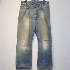 90s EZRA FITCH ブーツカットデニムパンツ　ライトブルー