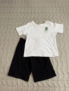 ジーユー キッズ ルームウェア パジャマ 半袖ハーフパンツ 140cm