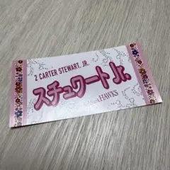 ホークス　ピンクフルデーステッカー◯スチュワートJr.