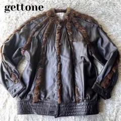 【希少】gettone レザージャケット 極上本革ラムレザー 溢れる高級感