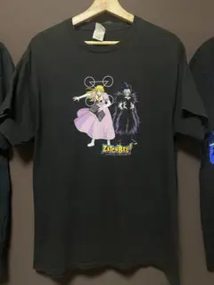 Zatch Bell キャラクター Tシャツ ブラック ヴィンテージ