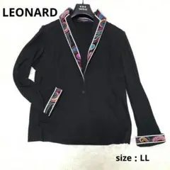 LEONARD*ジャケット*大きいサイズ*LL*ブラック