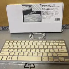 windows USB接続 薄型Mac風キーボード　 英語表記