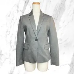 ✨美品✨ 無印 【S】 テーラードジャケット シンプル きれいめ 楽 グレー