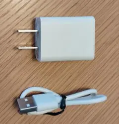 【新品】USB 充電アダプター ＋充電ケーブル ホワイト 1セット