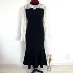 【超可愛い♡】マーメイドライン　ロングワンピ　人気のレース♪